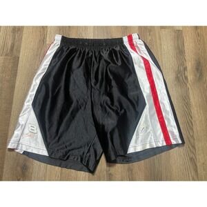 Winners Circle Shorts, Men's Large, Black White Red Basketball Shorts Dale Jr. 8